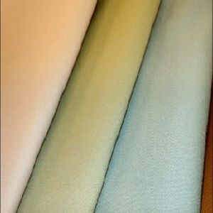 English Hield Wool Twill color Ecru Fabric